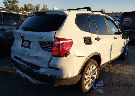 2014 BMW X3 xDrive28I from USA, damaged, VIN 5UXWX9C52E0D15506